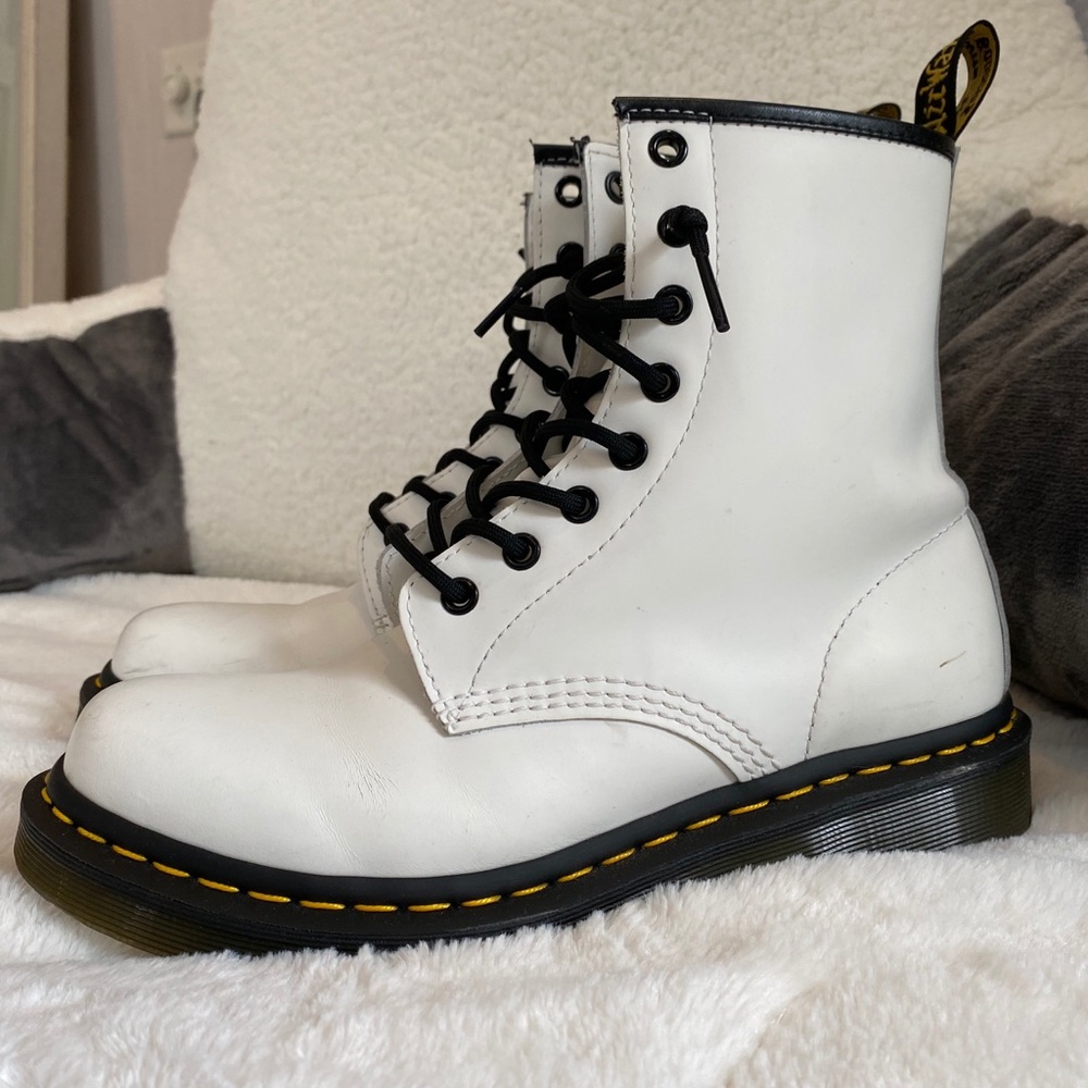 White doc martins